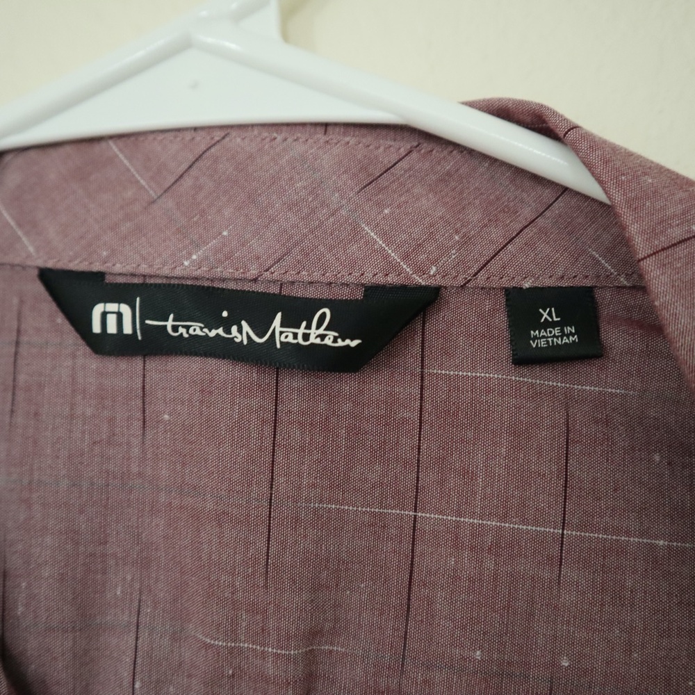 Travismathew - Cross Pattern Button Down Shirt - … - image 3